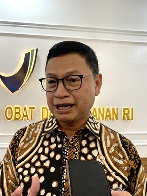 Kepala Badan Pengawas Obat dan Makanan Republik Indonesia (BPOM RI) Taruna Ikrar saat ditemui di Kantor BPOM, Jakarta Pusat, Kamis (15/5/2025).