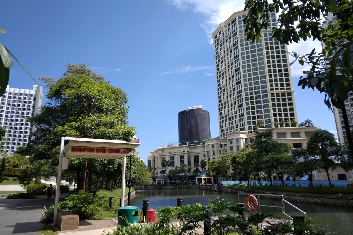 One of the parks in 99 Robertson Quay, Singapore. Photo taken on July 31, 2022.