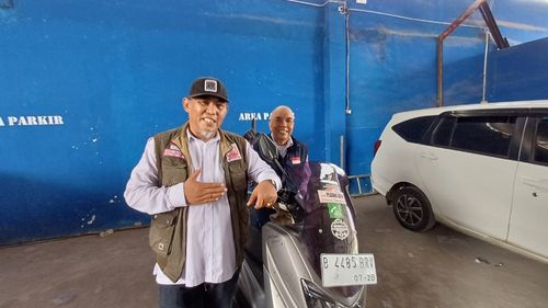 Kisah di Balik Kebahagiaan Ibnu Pinjamkan Motornya ke Anies Baswedan untuk Kampanye