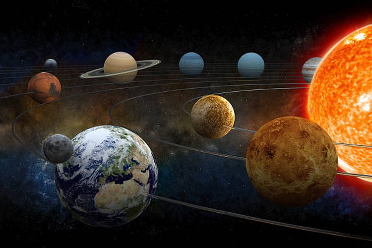 Mengapa planet-planet di tata surya berbentuk bulat?