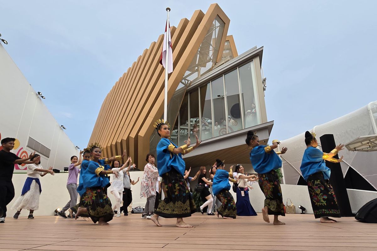 Penampilan para sahabat difabel dalam ajang World Expo 2025 Osaka, yang digelar pada 2?6 Juli 2025.