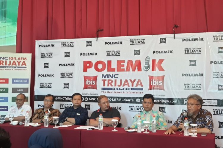 diskusi Polemik Nanti Kita Cerita Tentang Wagub Hari Ini, di Menteng, Jakarta Pusat, Sabtu (22/2/2020).