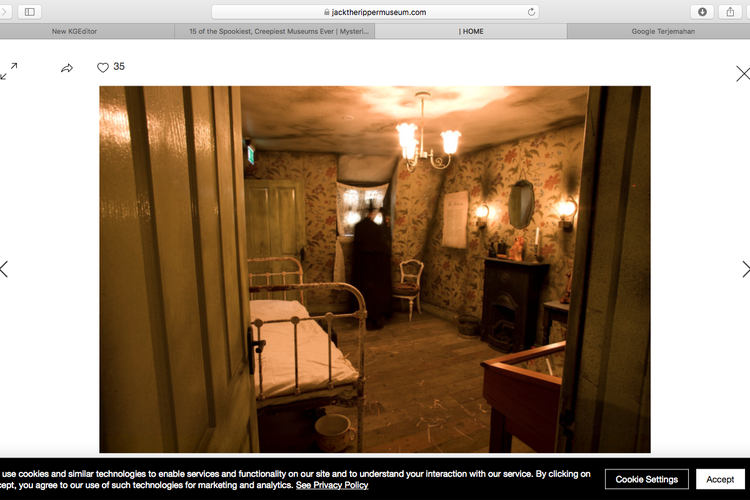 Ilustrasi pembunuhan berantai Jack the Ripper