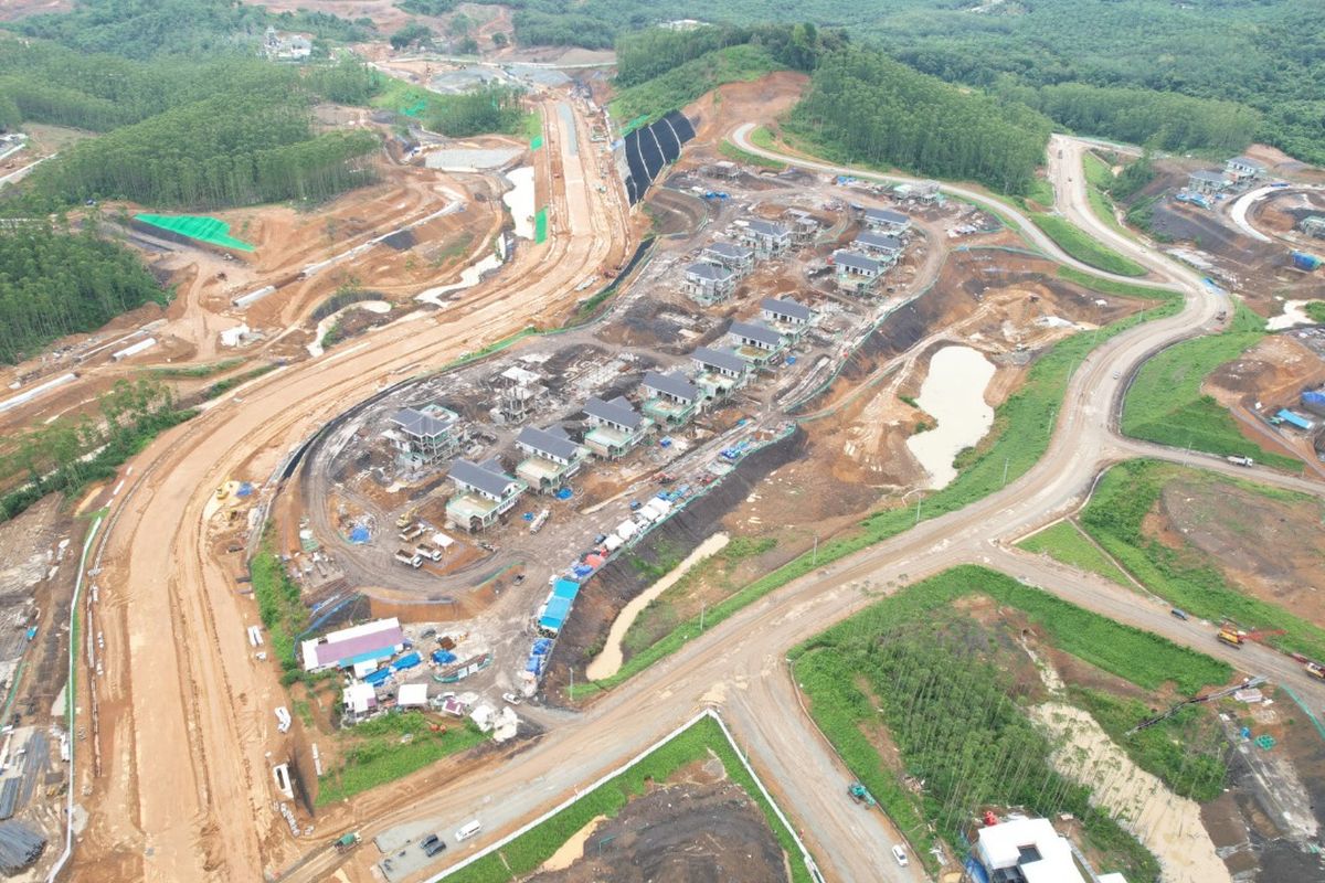 Update Rumah Tapak Jabatan Meter (RTJM) di IKN, Kalimantan Timur, per 25 Januari 2024.