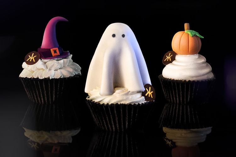 Cupcake bertama Halloween, kelas khusus untuk anak anak di Hakkasan Jakarta. 