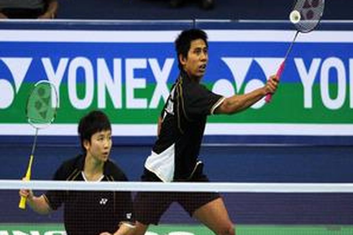 Nova Widianto (kanan) dan Liliyana Natsir