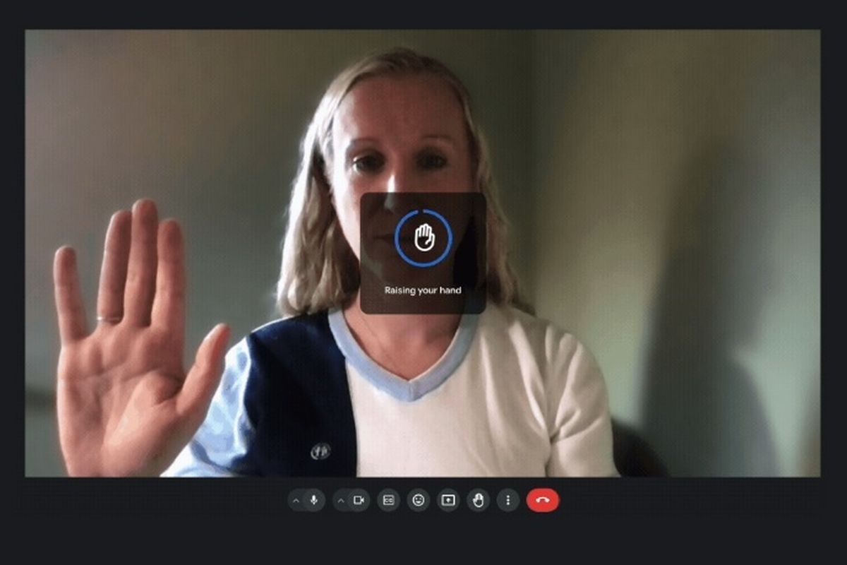Google Meet kini didukung fitur pendeteksi gerakan tangan