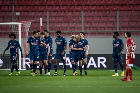 Hasil Olympiakos Vs Arsenal, The Gunners Pulang Bawa 3 Gol Tandang