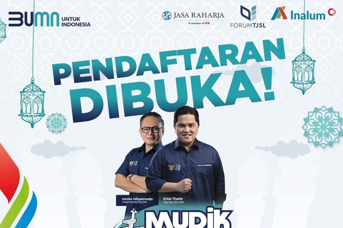 Mudik gratis Inalum 2024 yang berangkat dari Batubara dengan tujuan Banda Aceh, Pekanbaru, dan Padang.