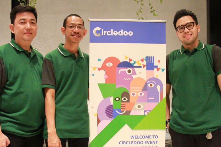 Tiga founder Circledoo dari kiri ke kanan: Marwoto Soebiakno (Chairman), Rusdi Indradewa (Chief Business Officer, Tasa Nugraza Barley (CEO).
