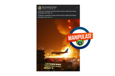 INFOGRAFIK: Foto Pesawat Mendarat di Bandara Terbakar Merupakan Buatan AI Generatif