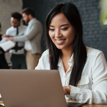 Ilustrasi bekerja, bekerja di kantor. 