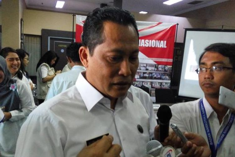 Kepala Badan Narkotika Nasional (BNN), Komjen Pol Budi Waseso menanggapi awak media di kantor BNN pusat, Jakarta Timur, Rabu (28/9/2016).