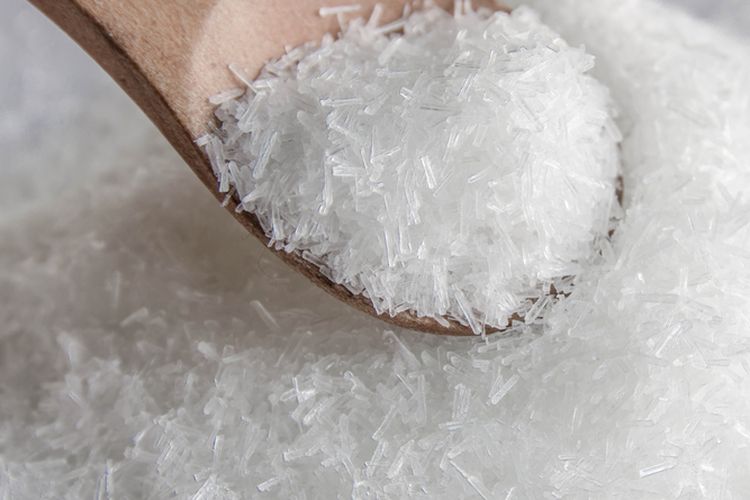 Ilustrasi MSG atau micin. Selain sebagai penyedap makanan, micin dapat digunakan pula sebagai pupuk tanaman.