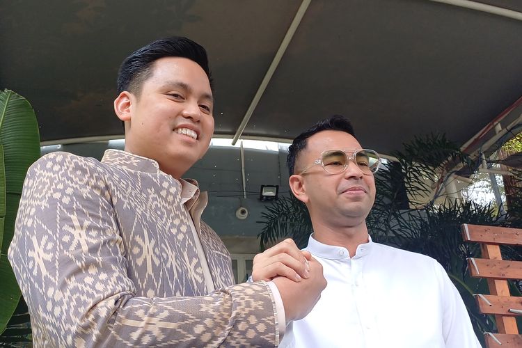 Dico Ganinduto dan Raffi Ahmad di Tendean, Jakarta Selatan, Selasa (28/5/2024).