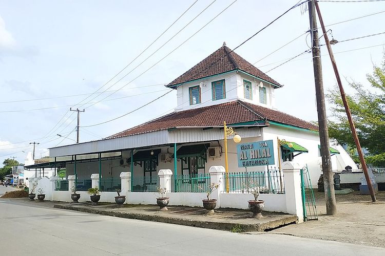 Masjid Katangka di Gowa, Sulawesi Selatan.