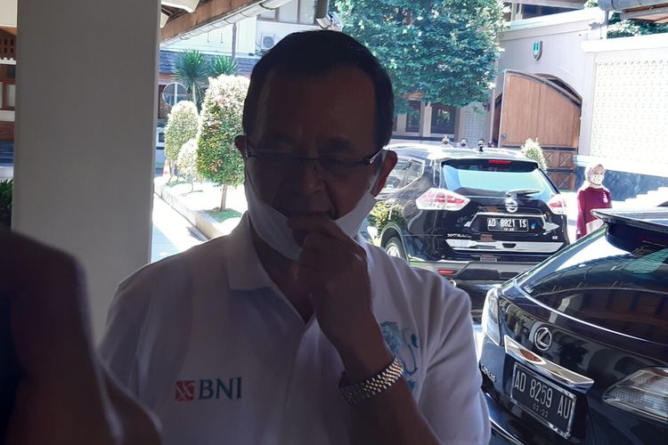 Achmad Purnomo ditemui di Balai Kota Solo, Jawa Tengah, Sabtu (18/7/2020).