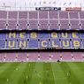 Strategi Barcelona Atasi Stadion Kosong, Pasang Spanduk Raksasa dan Suara penonton