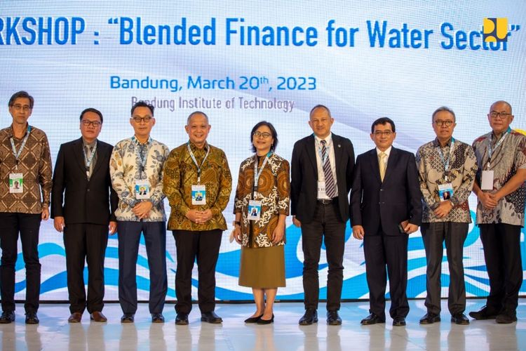 Acara workshop ?Blended Finance for Water Sector? yang berlangsung di Institut Teknologi Bandung (ITB), Senin (20/3/2023).