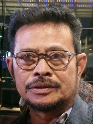 Gubernur Sulawesi Selatan Syahrul Yasin Limpo (SYL) ketika ditemui di Balai Sarbini, Jakarta, Rabu malam (10/1/2018). 
