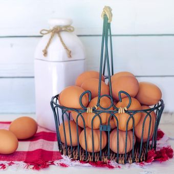 Ilustrasi telur, telur ayam. 