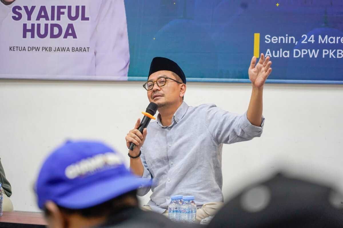 Ketua Dewan Pengurus Wilayah (DPW) Partai Kebangkitan Bangsa (PKB) Jawa Barat (Jabar), Syaiful Huda.