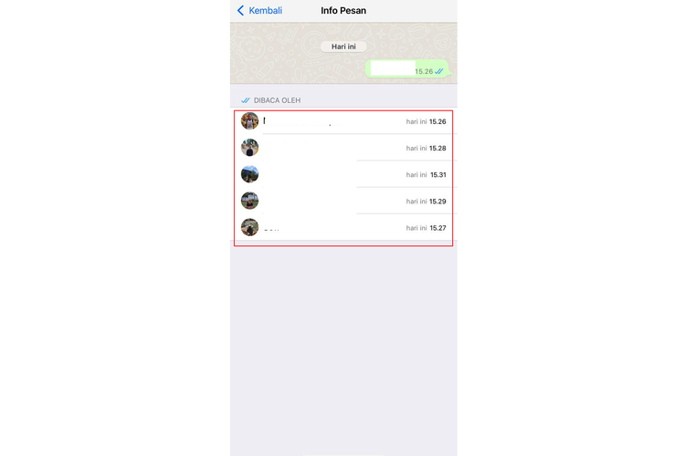 Ilustrasi cara mengetahui pesan WhatsApp terbaca meski centang biru dimatikan lewat grup 