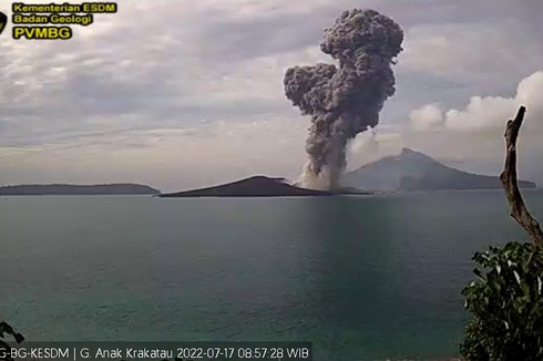 Gunung Anak Krakatau Kembali Erupsi, Semburkan Abu Vulkanik 2.000 Meter