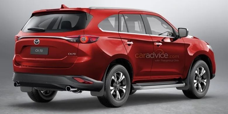 Ilustrasi Mazda CX-70