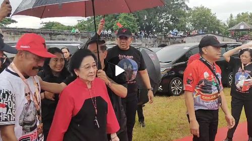 Orasi Saat Hajatan Rakyat, Megawati Janji Adakan Pesta Besar di Solo jika Ganjar-Mahfud Menang