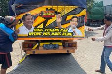 Puluhan Sopir di Purbalingga Pasang Gambar Prabowo-Gibran di Pantat Truk