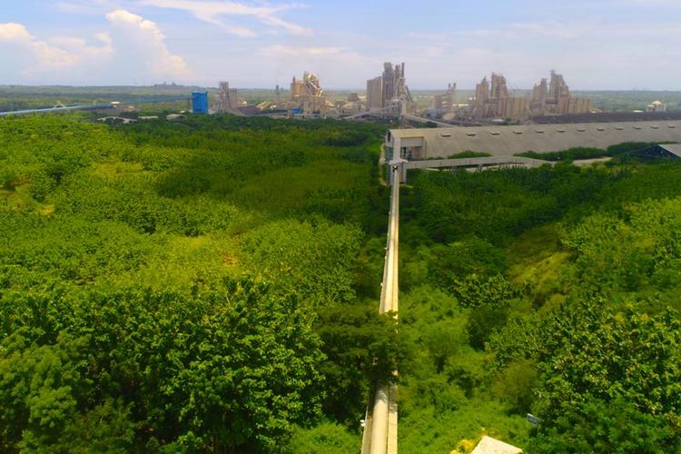 SIG mengklaim telah mereklamasi lahan pasca tambang batu kapur seluas 329,30 hektare menjadi kawasan hutan di Pabrik Tuban, Jawa Timur.