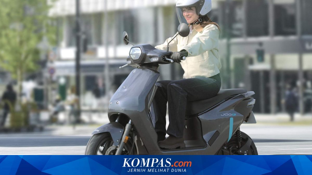 Motor Listrik Yamaha JOG E Meluncur, Pakai Baterai Honda