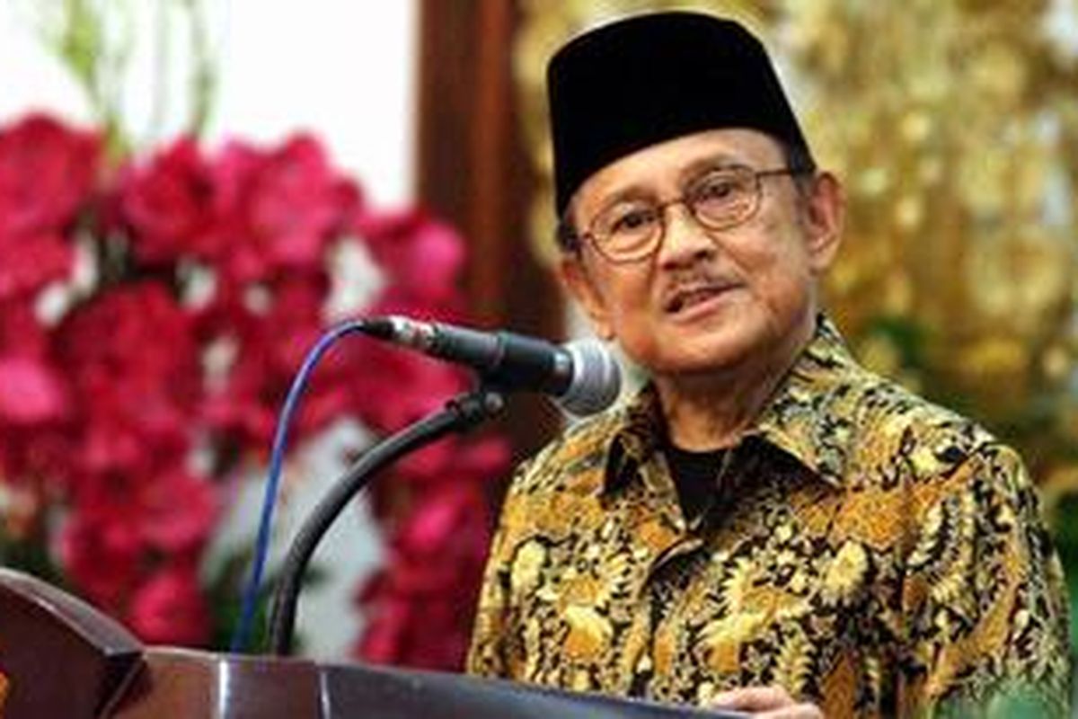 Mantan Presiden BJ Habibie. 