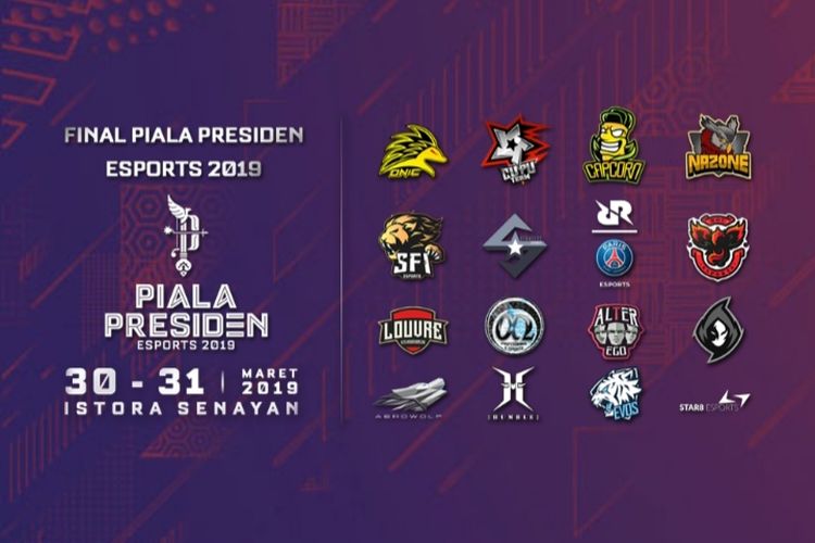 Babak final kejuaraan e-sports Piala Presiden 2019 yang akan digelar di Istora Senayan, Jakarta, 30-31 Maret 2019