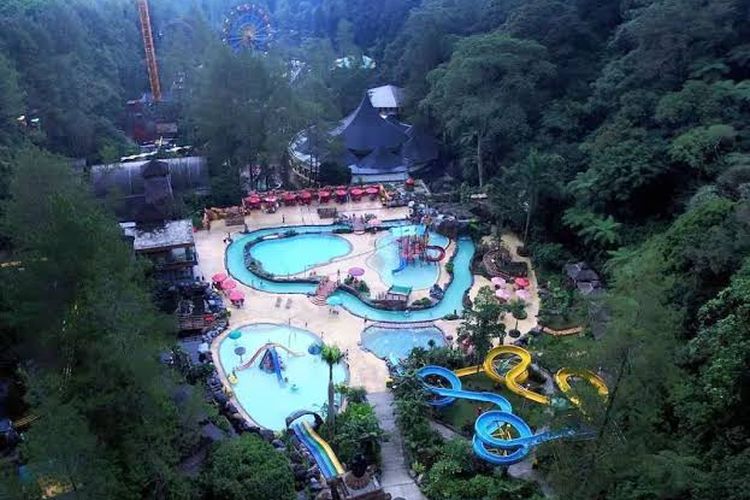 Kawasan Taman Wisata Matahari Park di kawasan Puncak, Bogor.
