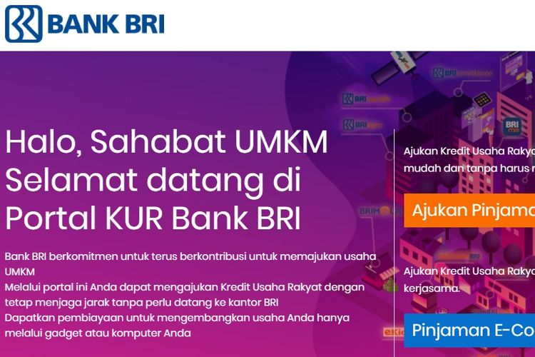 Syarat dan cara mengajukan pinjaman KUR BRI online lewat laman kur.bri.co.id