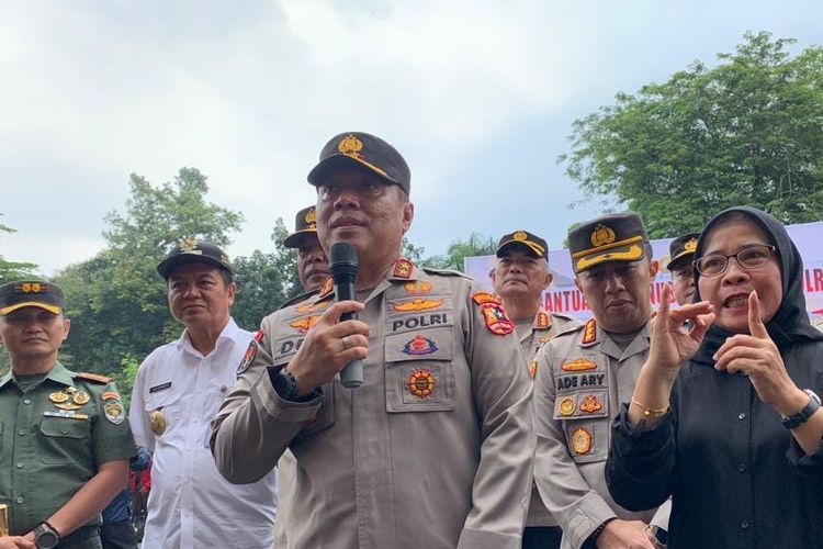 Kepala Divisi Humas Polri Irjen Dedi Prasetyo di Polres Jakarta Selatan, Rabu (29/3/2023).