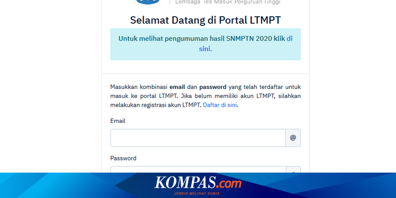Cek Pengumuman Snmptn 2020 Hari Ini Pukul 13 00 Wib Di Portal