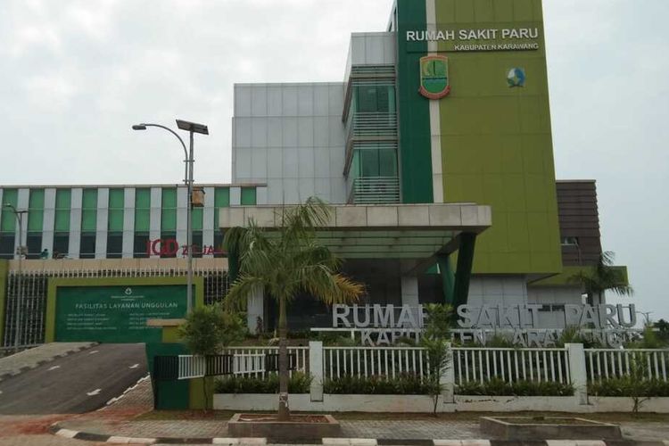 Rumah Sakit Khusus Paru (RSKP) Karawang, salah satu rumah sakit rujukan Covid-19 di Karawang.
