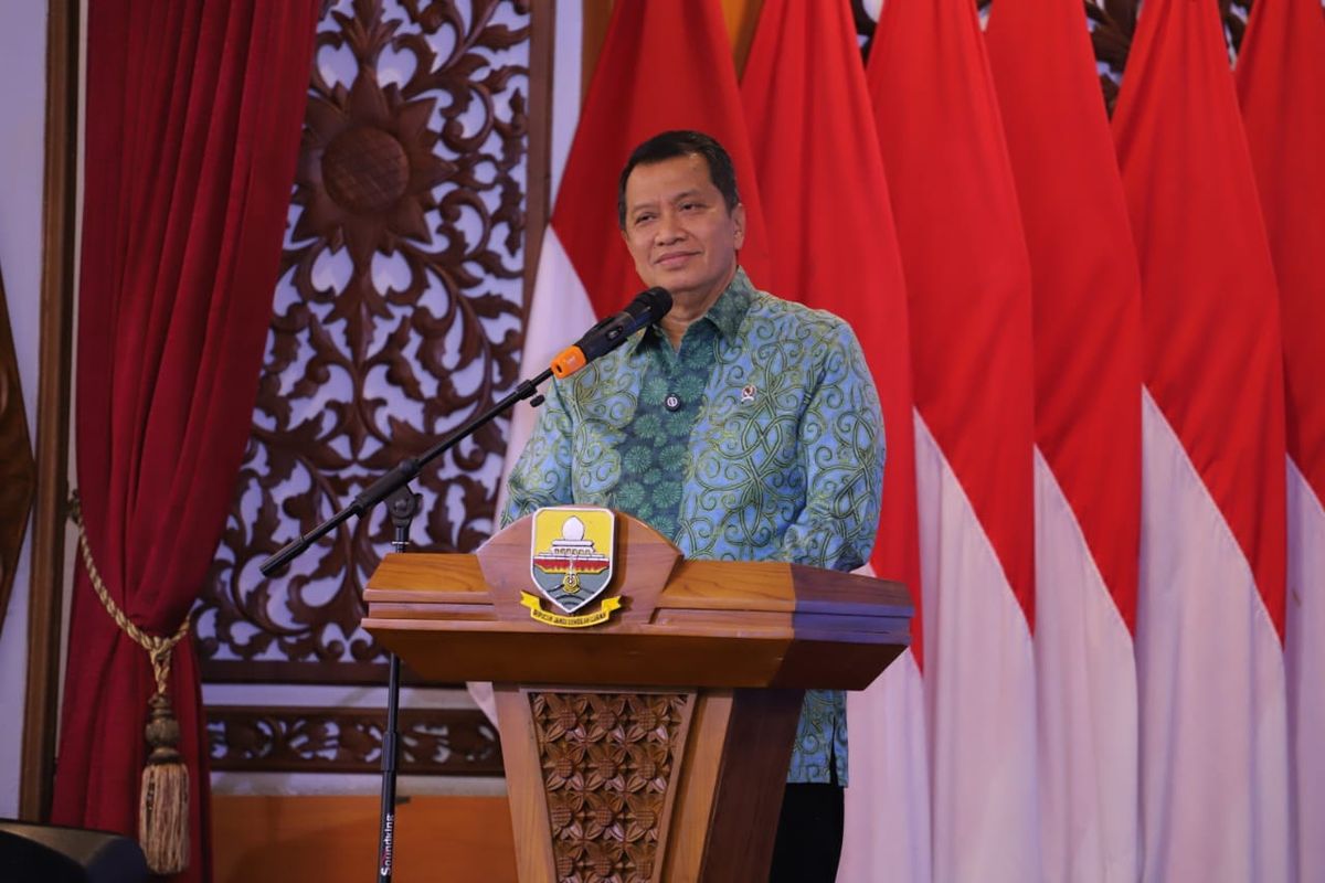 Wakil Menteri Pendayagunaan Aparatur Negara dan Reformasi Birokrasi (PANRB) Purwadi Arianto saat audiensi dengan ASN Pemprov Jambi, Kamis (18/9/2025).