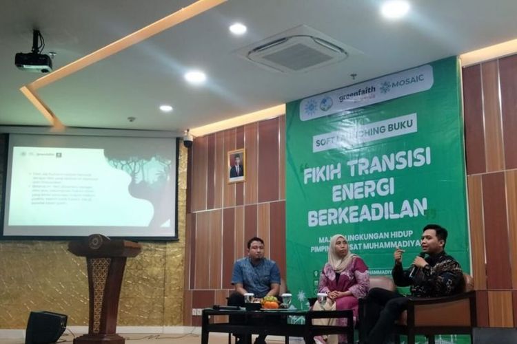 Pimpinan Pusat Muhammadiyah menggelar soft launching buku Fikih Transisi Energi Berkeadilan di Jakarta, Jumat (27/9/2024).