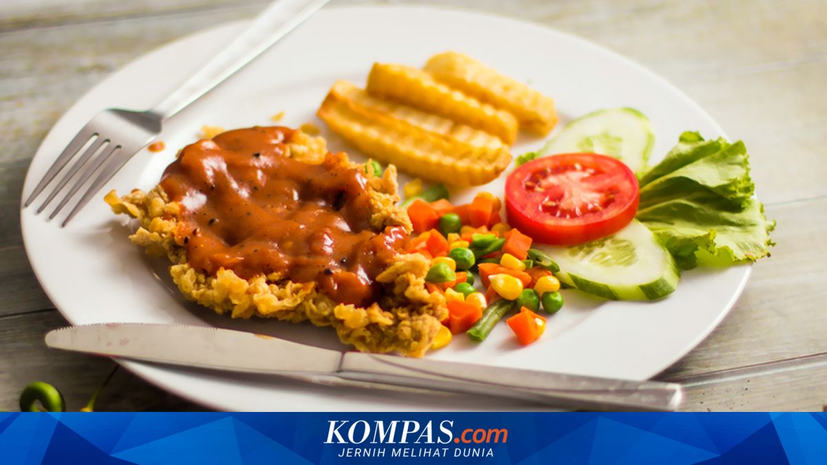 Resep Bistik Ayam ala Restoran, Hidangkan dengan Setup Sayuran