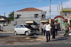 Kecelakaan Beruntun 4 Kendaraan di Boyolali, Pengendara Motor Terluka