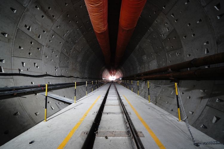 Progres Tunnel I Halim Kereta Cepat Jakarta-Bandung sepanjang 1,8 kilometer 