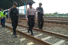 Jelang Akhir Tahun, Polisi Periksa Rel KA Jalur Jakarta-Surabaya