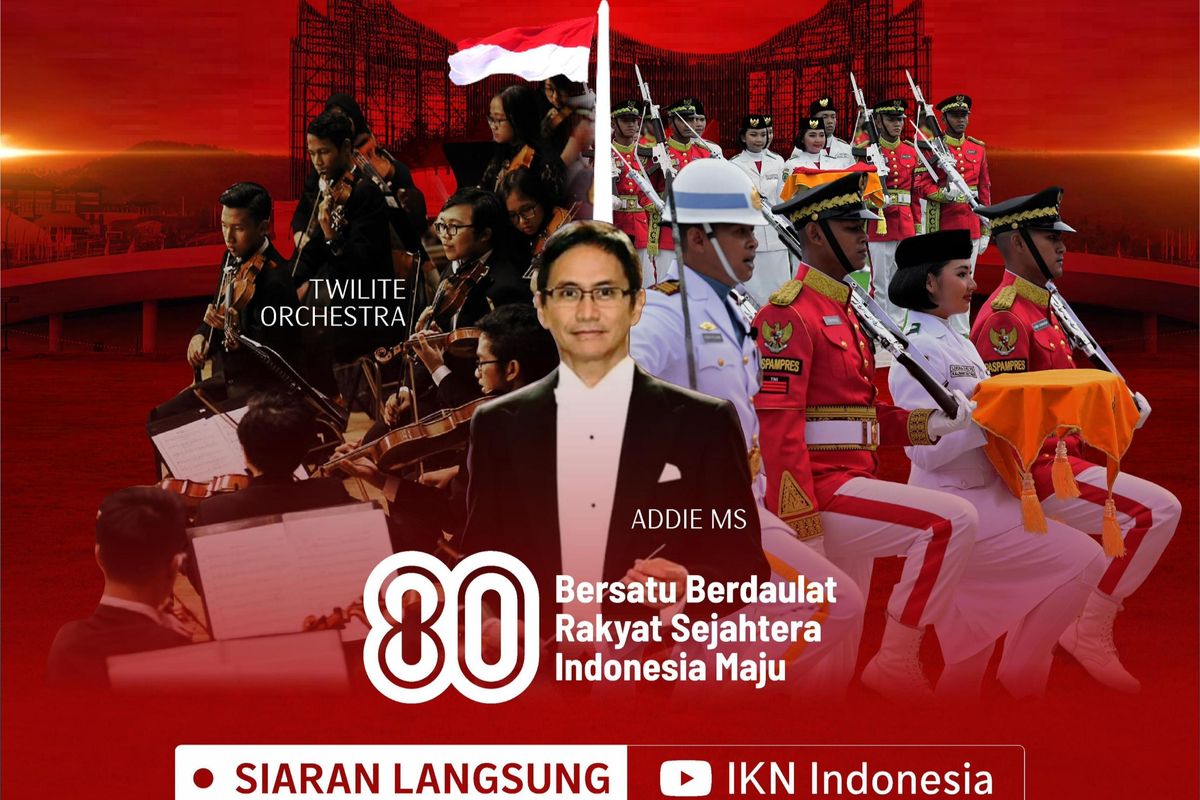 Rangkaian Upacara dan Peringatan Hari Ulang Tahun (HUT) ke-80 Kemerdekaan Republik Indonesia (RI) di Ibu Kota Nusantara (IKN) 