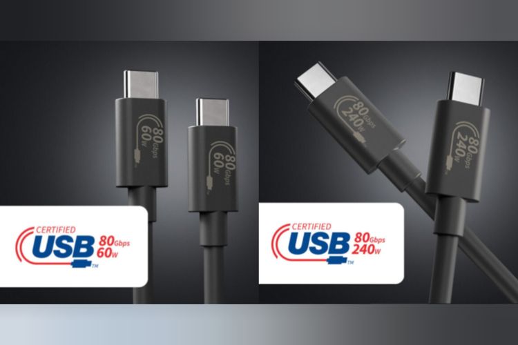 Kabel Elecom dengan standar USB4 2.0.