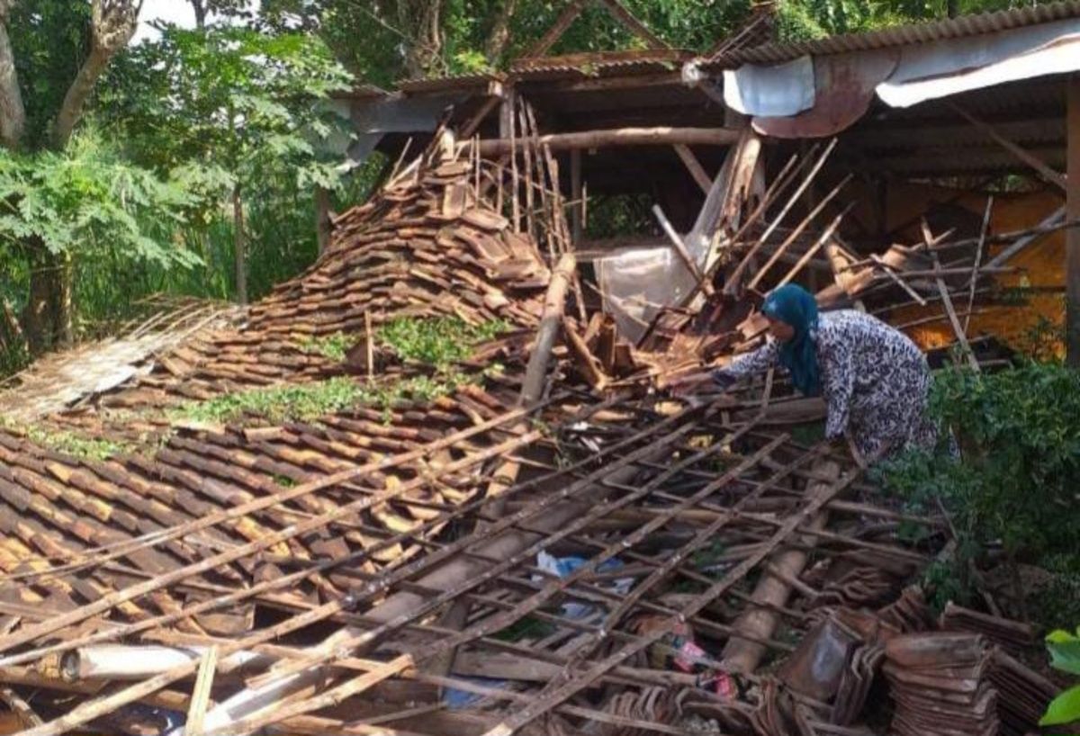 Dampak Gempa Beruntun di Tuban, 2 Rumah Ambruk dan Balai Desa Rusak Berat
