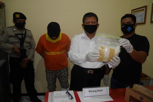 Simpan Sabu 1 Kilogram dalam Kardus Susu UHT, Pelaku Ditembak Polisi